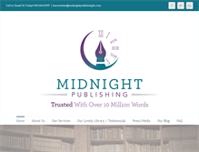 Tablet Screenshot of midnightpublishingllc.com